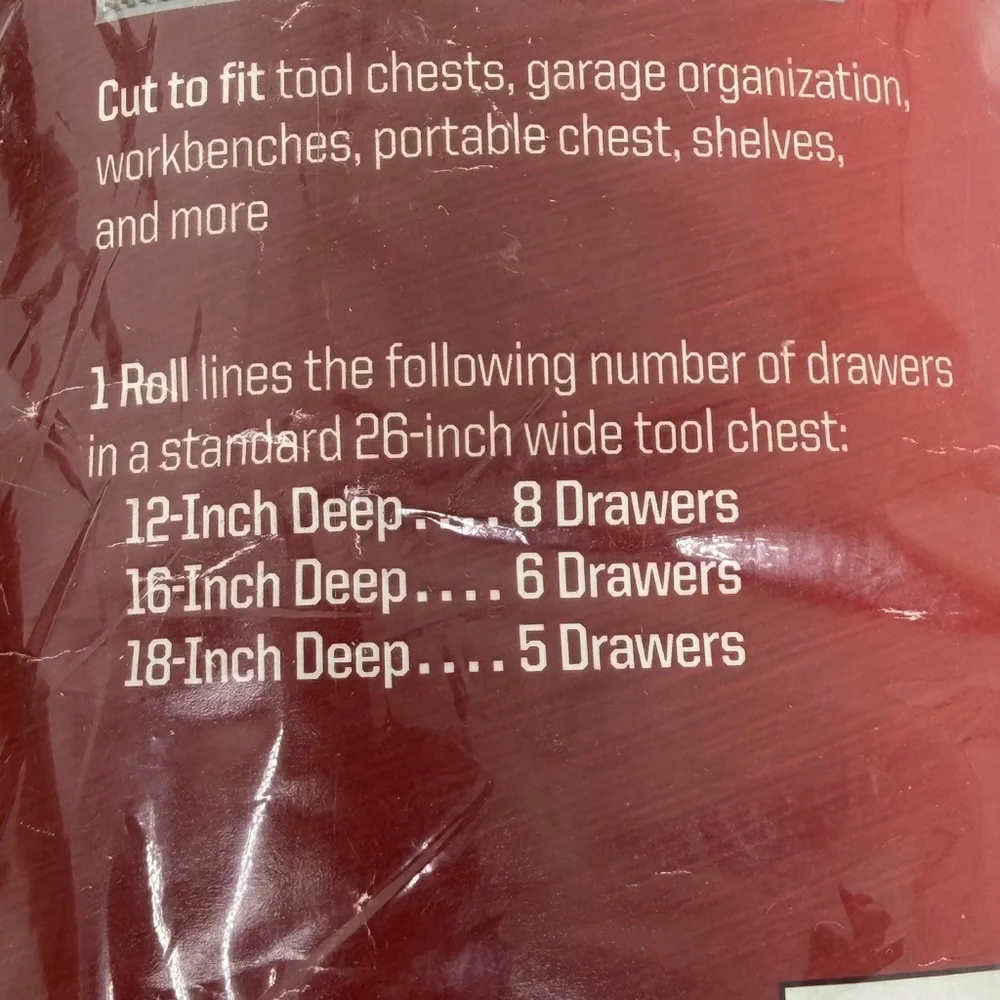 Craftsman NWT Non-Slip Drawer Liner Roll 22.12 in x 85.5 in